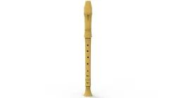 Recorder flute 3D model