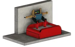 Robot splashing water