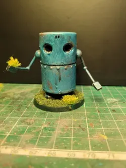 Round Tin Robot