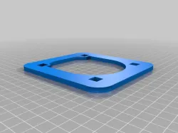 Router template to flush mount a d-ring tie-down point