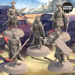 Royal Guard of Megapion - Set 1 - 3D printable miniature – STL file
