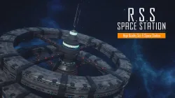 Rss Space Station Low-poly 3D model