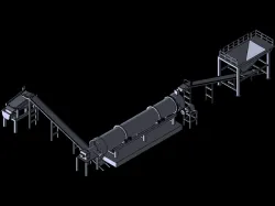Sand Drying Process Equipment (Modelling)