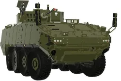 Scale Model IFV Mowag GDELS Piranha V 3D print model