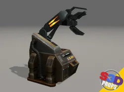 Scifi repair unit 3D model