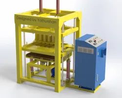 Semiautomatic Cement Block making machine