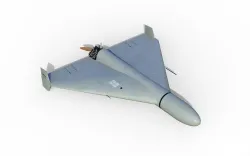 Shahed-136 Kamikaze Drone Geranium-2 Low-poly 3D model