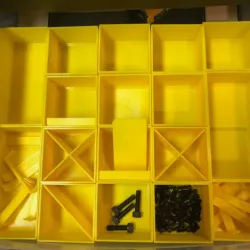 Small stackable storage boxes