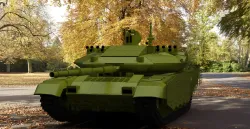 solidworks model of t90 ms tank