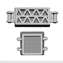 Speaker Vent Greebles Sci-Fi Modern