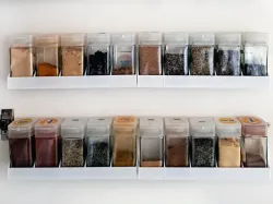 Spice/herb rack for square containers (40 mm)