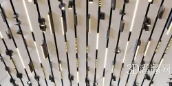 Spotlight Collection led strip ceiling light 3D model