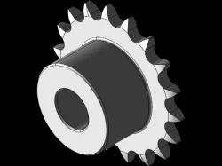 SPROCKET 18 Z (03-1) 5x2,5mm DIN 8187-ISO_R 606