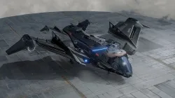 Star Fighter - Rigged-High Resolution Textured - include inside Low-poly 3D model