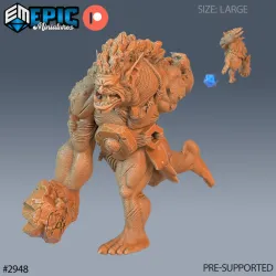 Stone Troll Bowling / Evil Ogre / Male Cave Beast / Forest Guard / Siege Servant