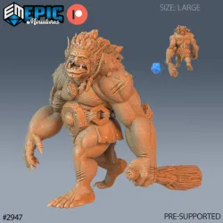 Stone Troll / Evil Ogre / Male Cave Beast / Forest Guard / Siege Servant