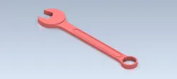 Studycadcam 3D CAD Exercise 331/ combination wrench or spanner / llave combinada /Autodesk Inventor Pro