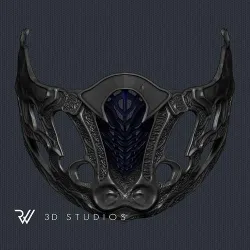 Sub-Zero New Mask - Mortal Kombat Movie 2021 - STL File 3D print model