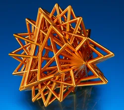 Tetrahedron derived pipe frame shape 1