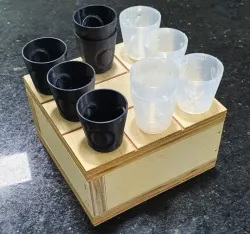 Tic Tac Toe Shot Glass