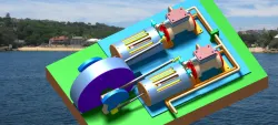 Twin Steam Engine in Factory Layout