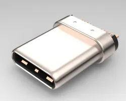 USB Connector Type C male, 105444-0001