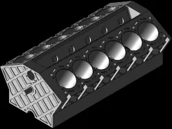 v12 cylinder block