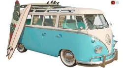 Volkswagen T1  3D model