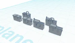1/35 Vickers Machine Gun Ammo Boxes