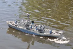 1 48 Castle Class Corvette RC Model Ship 3D print model