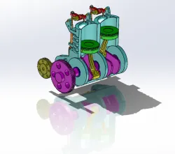 2 cylinder engine