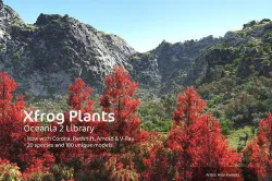 2020 XfrogPlants Oceania 2 Library  3D model