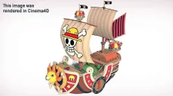 3D Thousand Sunny - One Piece by DSZarts 3D model