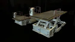 Airport Cargo Loader Low-poly 3D model