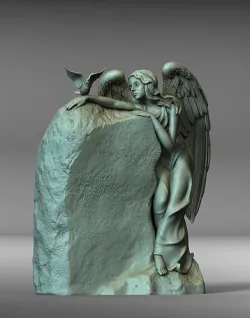 Angel Statue 3D print model