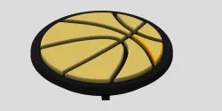 Basketball Pop Socket Cover