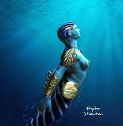 Battle Mermaid 3D model
