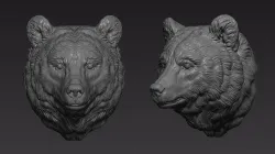 Bear brown 3D print model