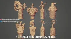 Bioshock Vigors 3D print model