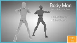 Body Man Action figure  3D print model