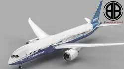 Boeing 787-8  3D model