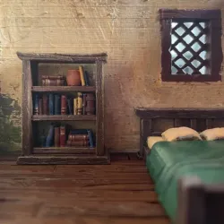 Bookshelf and Cupboard