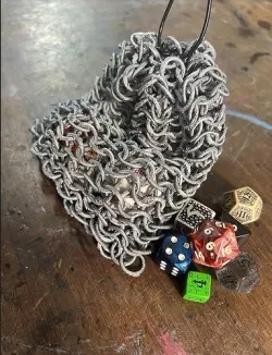 Chainmail Dice Bag 3D print model