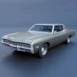Chevrolet Caprice 1968 3D print model