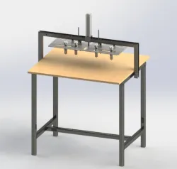 collar presetting machine for the textile industry