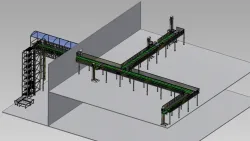 Conveyor systems, chain conveyors, vertical conveyors