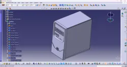 CPU Sheet Metal model