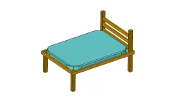 Custom Bed Frame Model