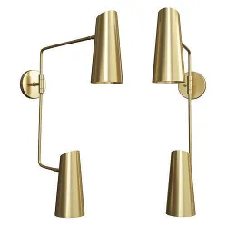 CYPRESS DOUBLE SWING ARM SCONCE Low-poly 3D model