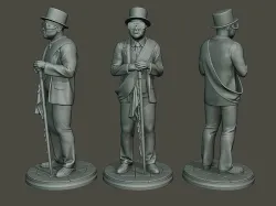 Dancing coffin meme A 001 3D print model